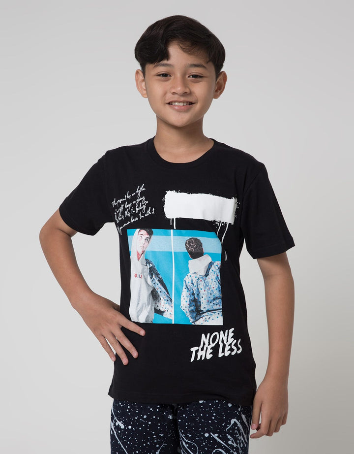 Nevada Short Sleeve T-Shirt Print Foto Non The Less