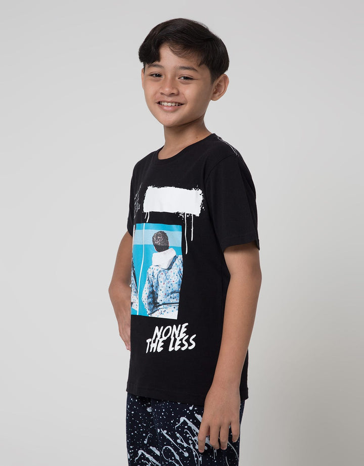 Nevada Short Sleeve T-Shirt Print Foto Non The Less