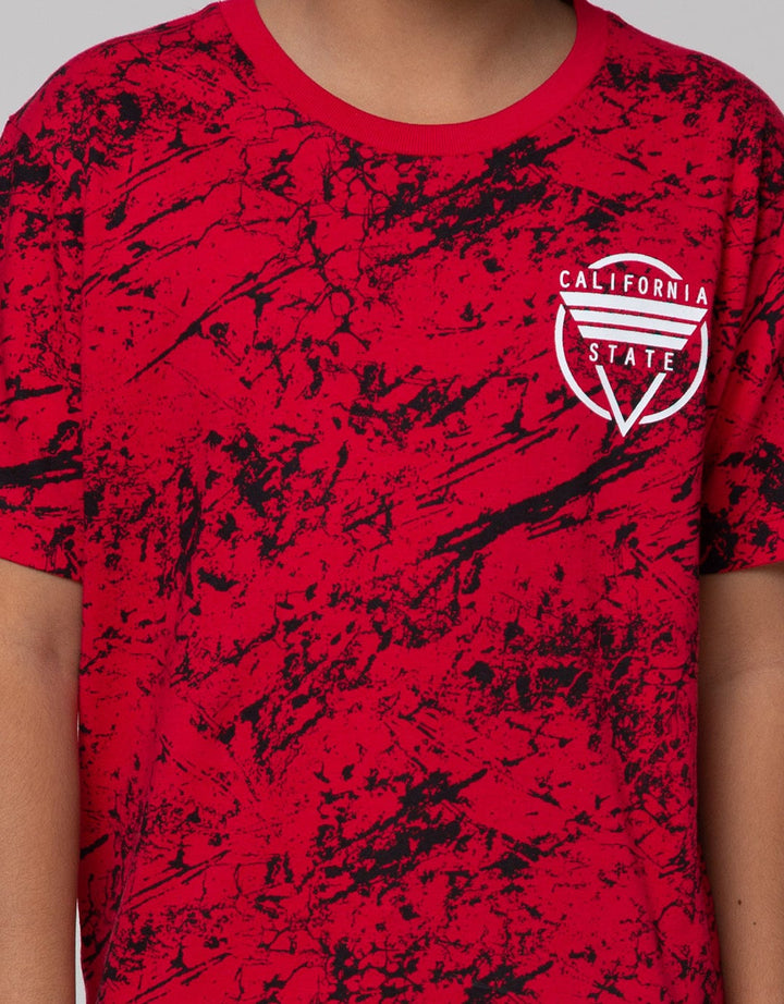 Nevada Short Sleeve T-Shirt Splash California Logo