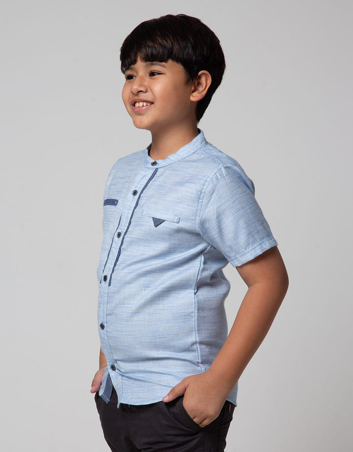 Nevada Short Sleeve Shirt Dobby Koko Casual