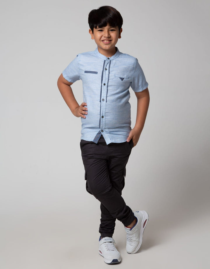 Nevada Short Sleeve Shirt Dobby Koko Casual