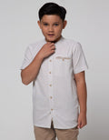 Nevada Stripe Kemeja Koko Anak Laki-laki