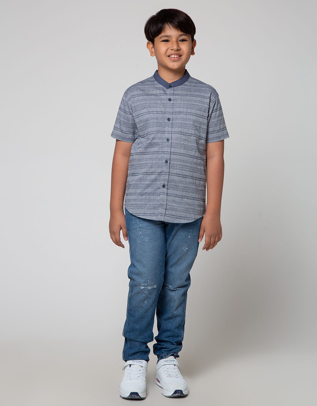 Nevada Short Sleeve Shirt Dobby Koko Casual