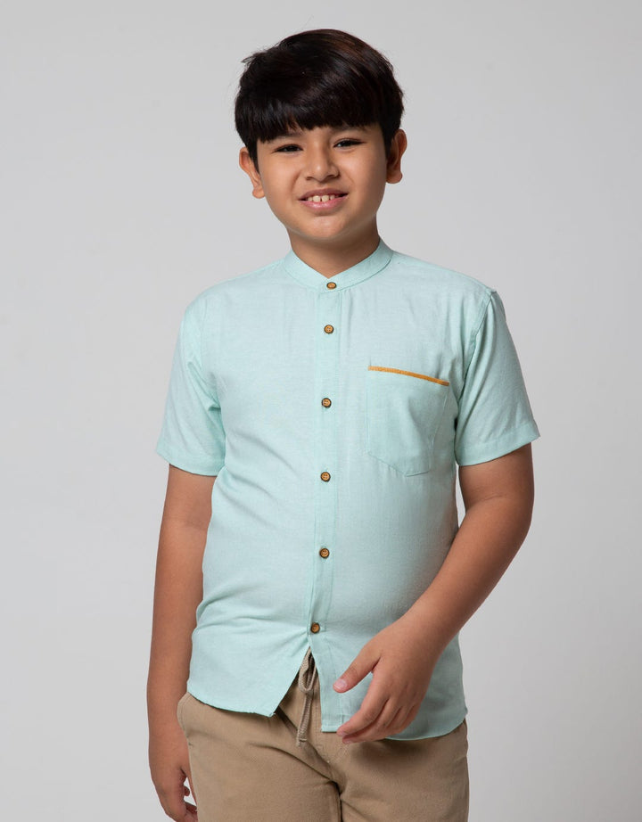 Nevada Short Sleeve Shirt Oxford Koko Casual Solid