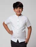 Nevada Geometri Print Kemeja Anak Laki-laki