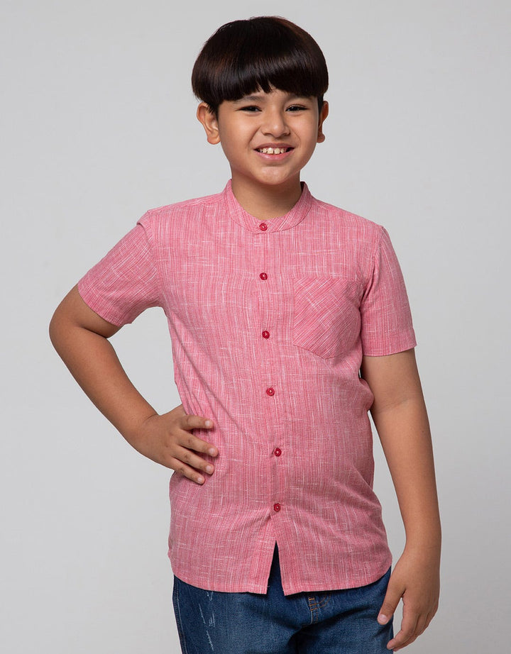 Nevada Short Sleeve Shirt Koko Casual Yarn Dyed Textured
