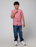 Nevada Short Sleeve Shirt Koko Casual Yarn Dyed Textured