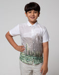 Nevada Leno Print Boys Shirt