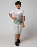 Nevada Leno Print Boys Shirt