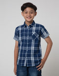 Nevada Short Sleeve Shirt Yarndyed Check & Stripe