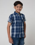 Nevada Short Sleeve Shirt Yarndyed Check & Stripe