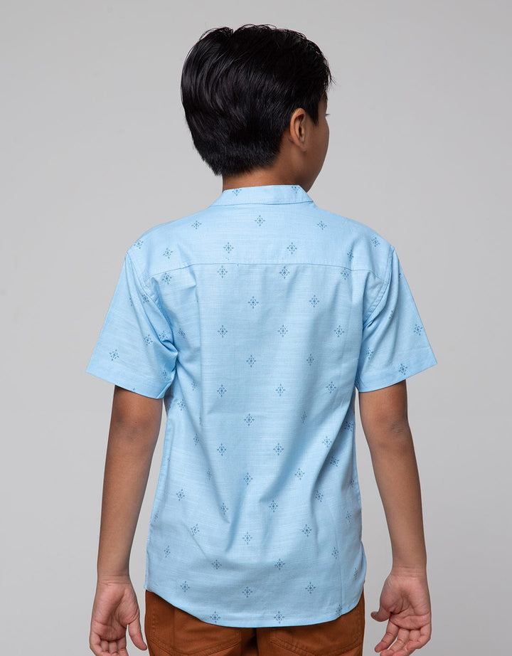 Nevada Linen Tribal Kemeja Anak Laki-Laki