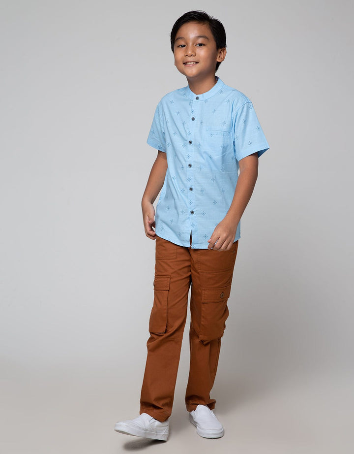 Nevada Linen Tribal Kemeja Anak Laki-Laki