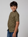 Nevada Short Sleeve Shirt Linen Slub Geometri Koko