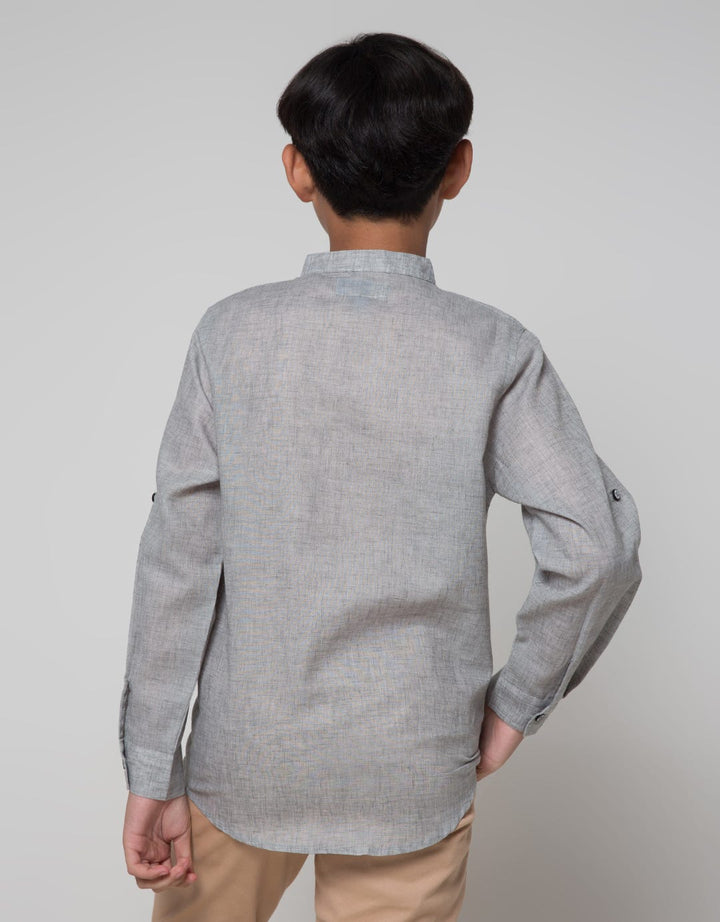 Nevada Long Sleeve Shirt Yarndyed Textured