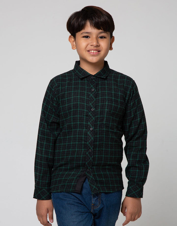 Nevada Checks Flanel Kemeja Anak Laki-Laki
