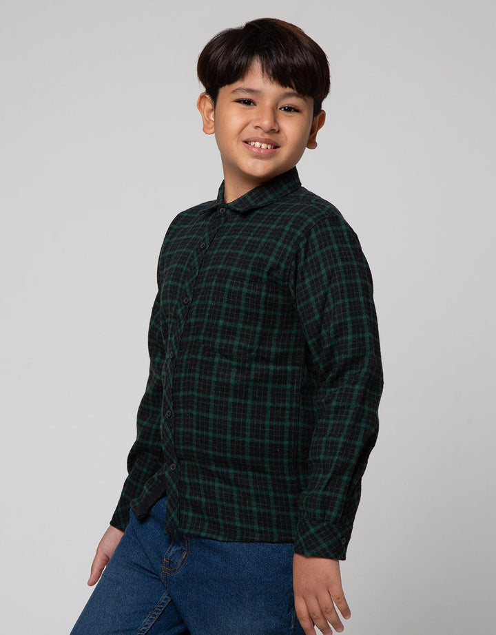 Nevada Checks Flanel Kemeja Anak Laki-Laki