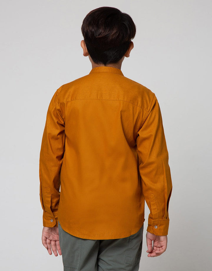 Nevada Linen Rami Kemeja Anak Laki-Laki