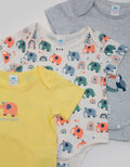 Pipiniko Children's Elph Romper Bodysuit Set of 3