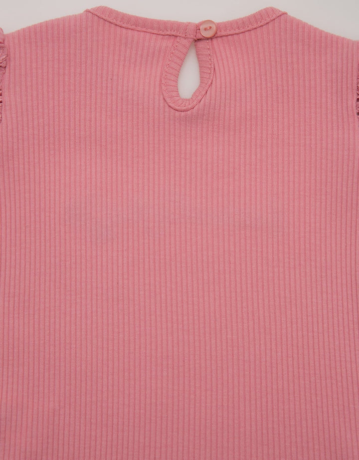 Pipiniko Top Ribbed With Bordir Topez02