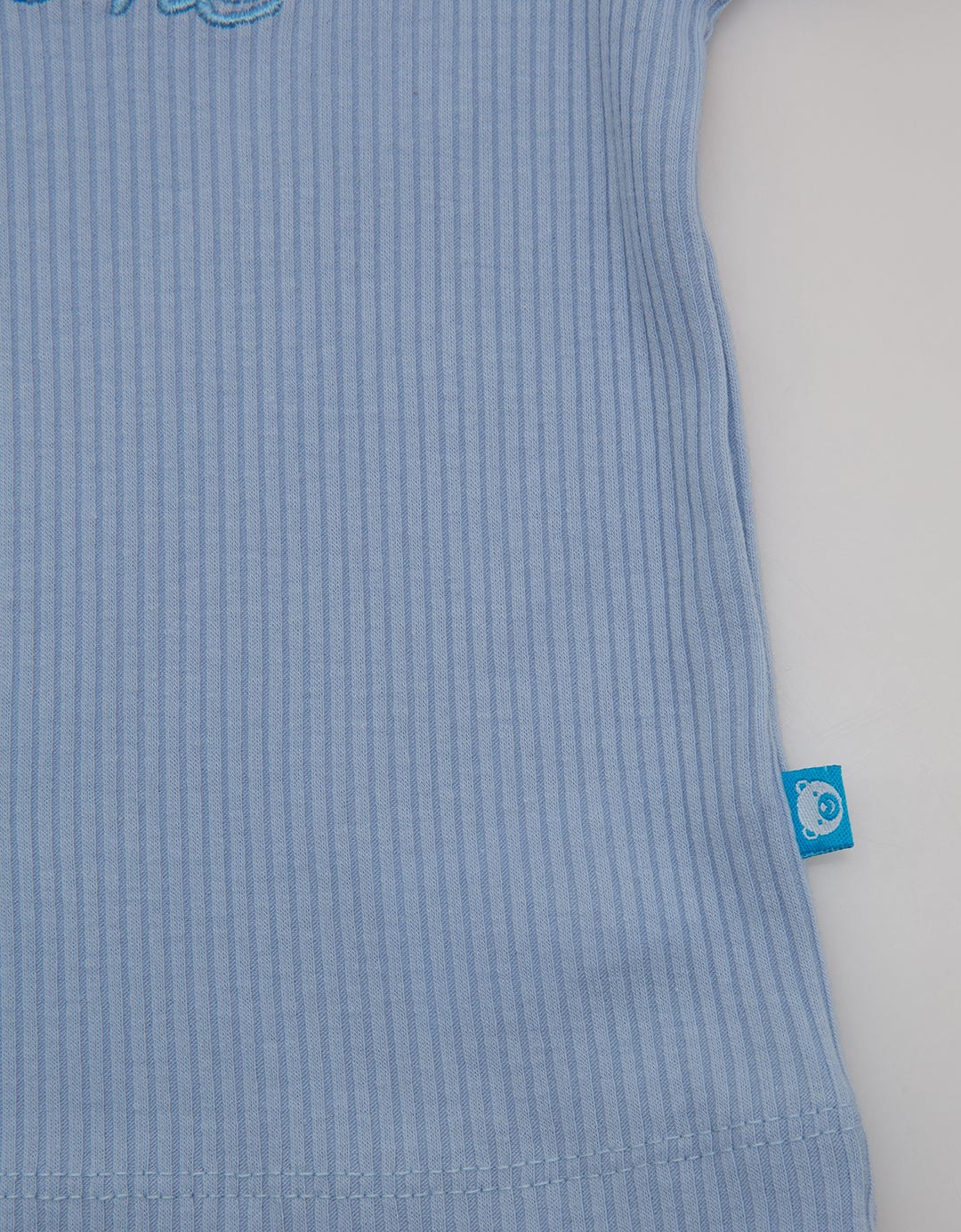 Pipiniko Top Ribbed With Embroidery Topez03