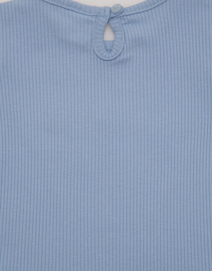 Pipiniko Top Ribbed With Embroidery Topez03