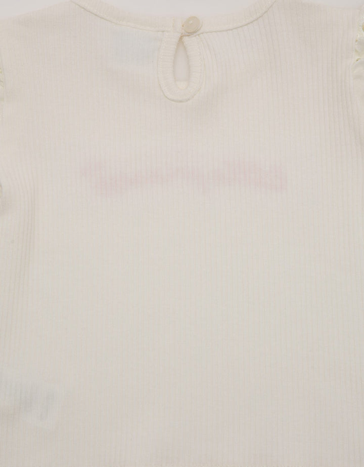 Pipiniko Top Ribbed With Embroidery Topez04
