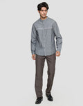 Cardinal Jeans Stripe Button Men's Koko Shirt