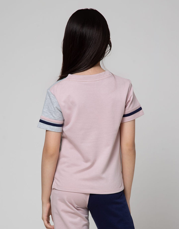 Nevada Sport Varsity Kaos Anak Perempuan