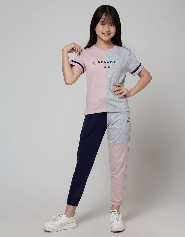Nevada Sport Varsity Kaos Anak Perempuan