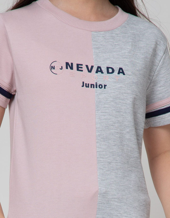 Nevada Sport Varsity Kaos Anak Perempuan