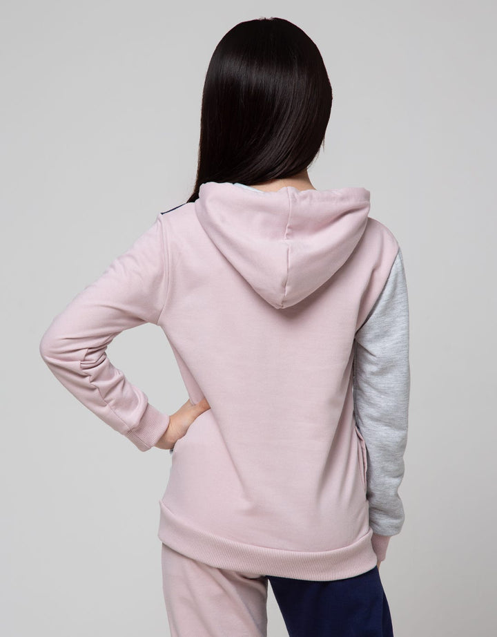 Nevada Sport Varsity Hoodie Jaket Anak Perempuan
