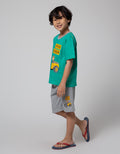 Little M Top-Bottom Setelan T-Shirt Super Digger