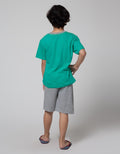 Little M Top-Bottom Setelan T-Shirt Super Digger