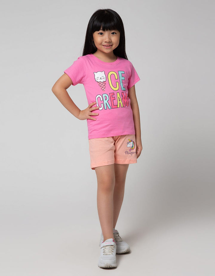 Little M Short Pants Multi Bunny