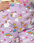 Little M Short Pants Multi Unicorn Full Print