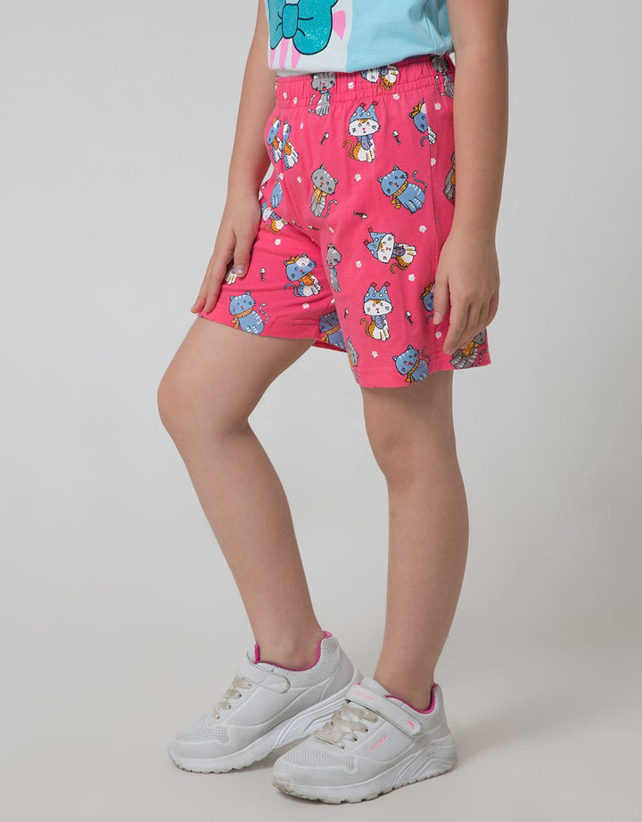 Little M Tie Dye Multi Celana Pendek Anak Perempuan