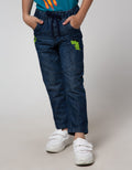 Little M Long Denim Bordir