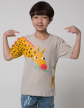 Little M Short Sleeve Giraffe T-Shirt Application