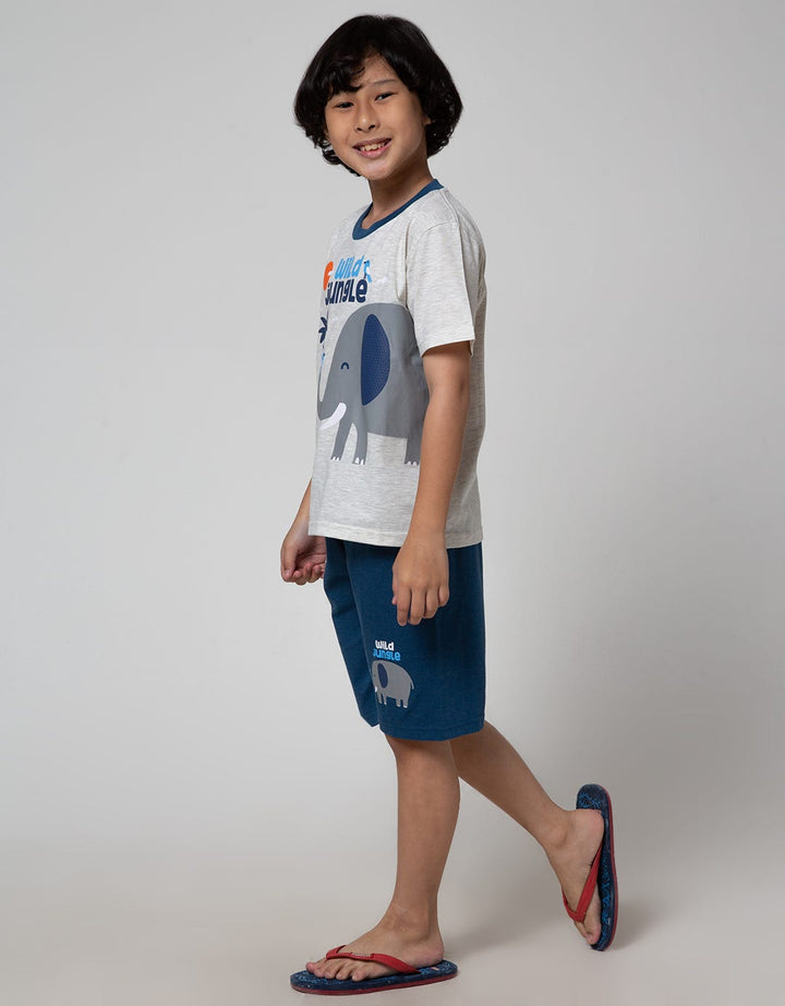 Little M Top-Bottom Set T-Shirt Elephant