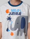 Little M Top-Bottom Set T-Shirt Elephant