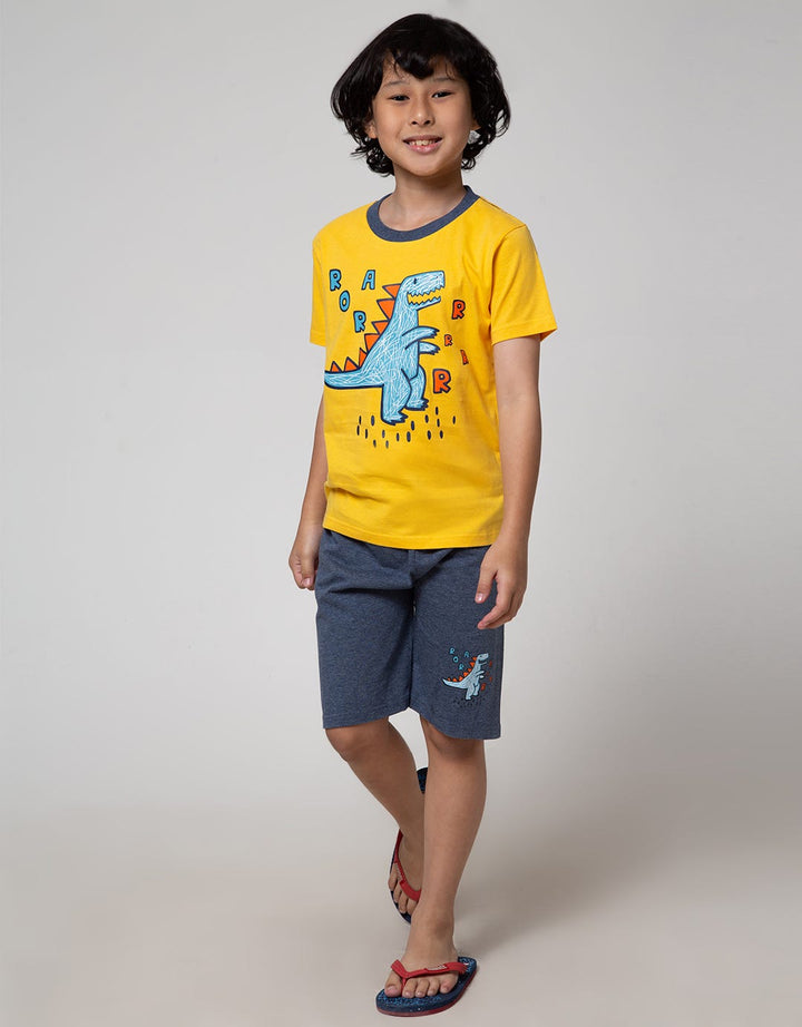 Little M Cool Dino Set Pakaian Anak Laki-Laki