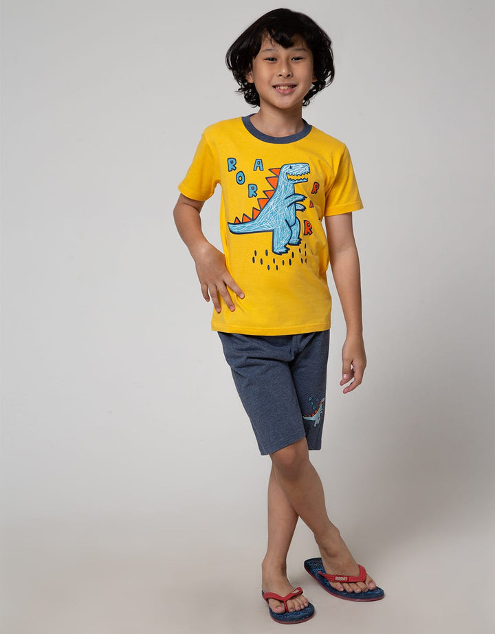 Little M Cool Dino Set Pakaian Anak Laki-Laki