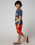 Little M Rocketship Set Pakaian Anak Laki-Laki