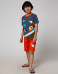 Little M Rocketship Set Pakaian Anak Laki-Laki