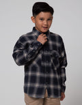 Nevada Long Sleeve Shirt Flanel Checks Oversized