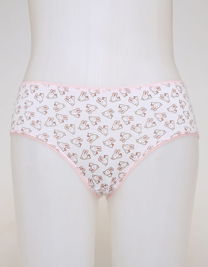 Nevada Midi Briefs Panty Bunny In White