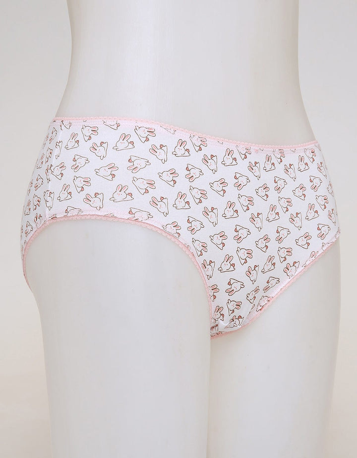 Nevada Midi Briefs Panty Bunny In White