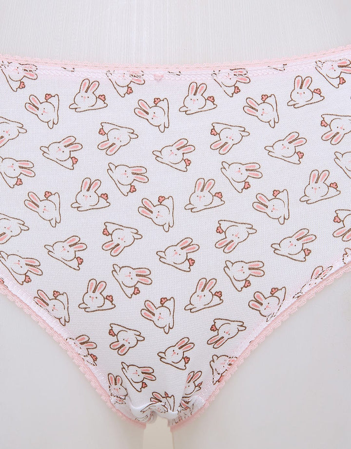 Nevada Midi Briefs Panty Bunny In White