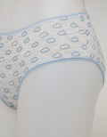 Nevada Midi Briefs Panty Aop Cloud Outline